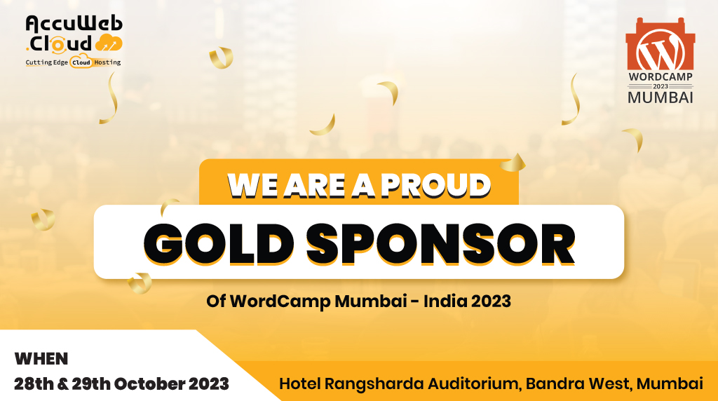 Proud Gold Sponsor at WordCamp Mumbai 2023!