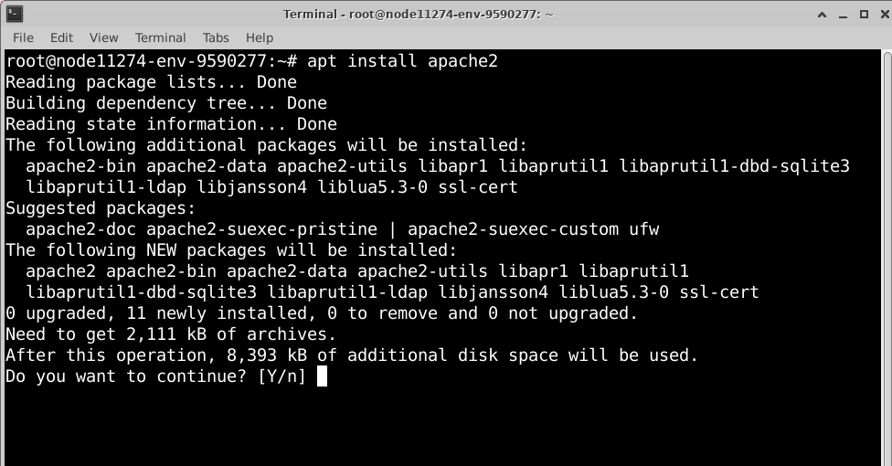 Install Apache Install Apache