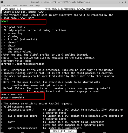 Search and verify www-data variables Search and verify www-data variables
