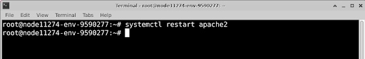 Restart Apache Restart Apache