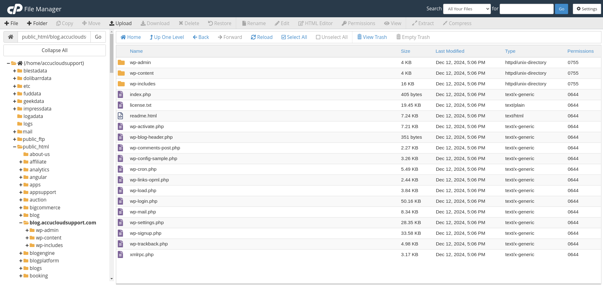 Log into cPanel Log into cPanel