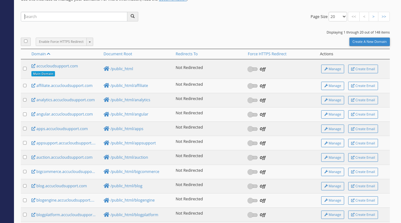 Add up to 150 subdomains Add up to 150 subdomains