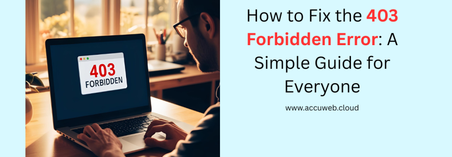Fix 403 Forbidden Error