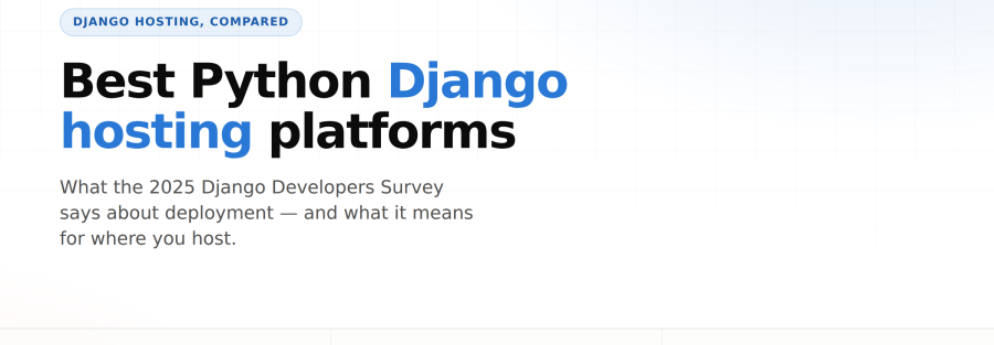 Best Python Django hosting platforms compared — AccuWeb.Cloud managed cloud hosting with root access and pay-per-use billing