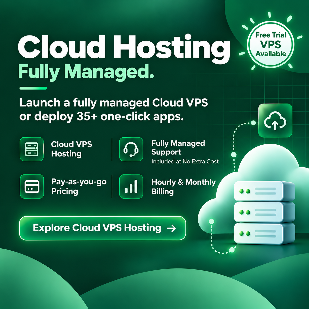 Cloud VPS Hosting Free Trial