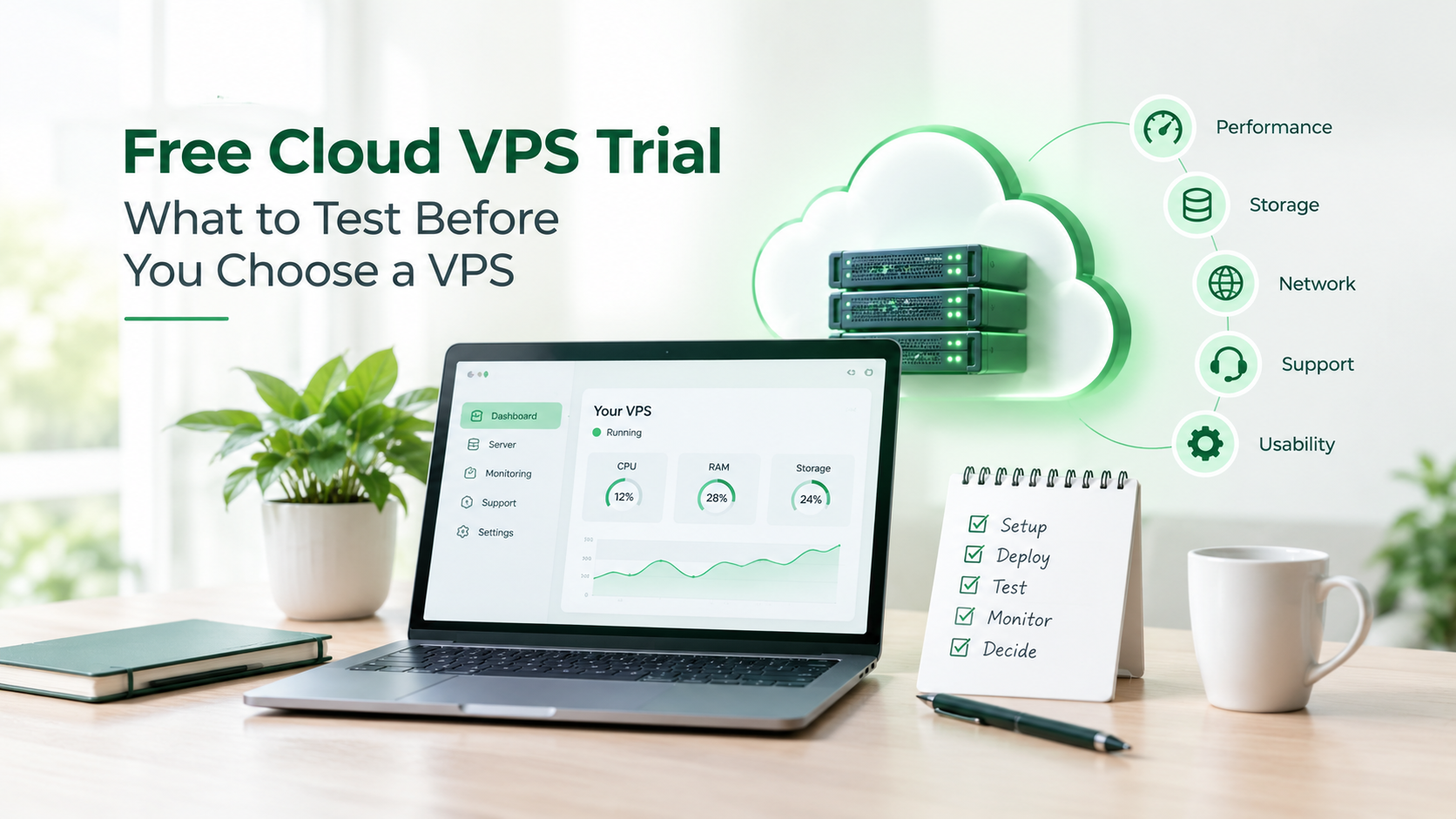 Free Cloud VPS Trial Workspace