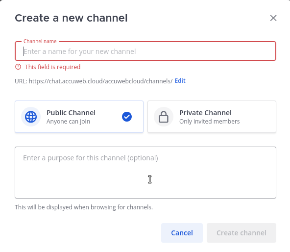 Channel-Based Collaboration