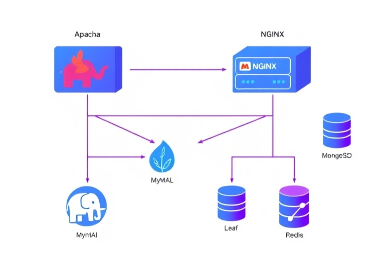 Apache NGINX Database Architecture