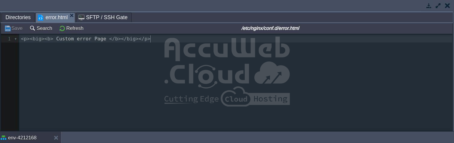Transfer nginx-jelastic.conf file Transfer nginx-jelastic.conf file