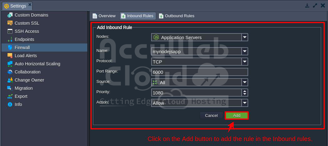 Add IP Address