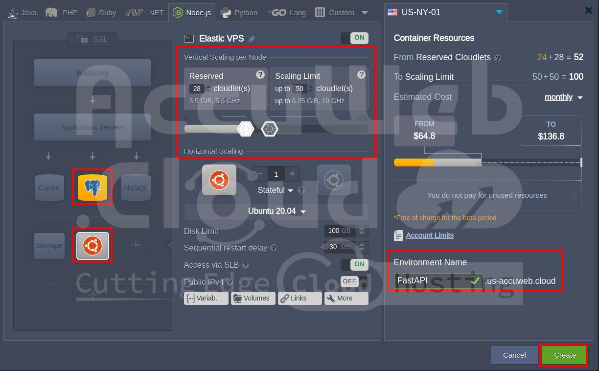 Configuring the server Configuring the server