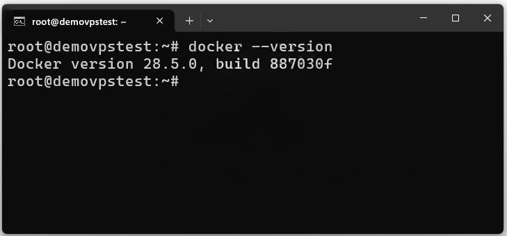 Check that Docker was installed Check that Docker was installed