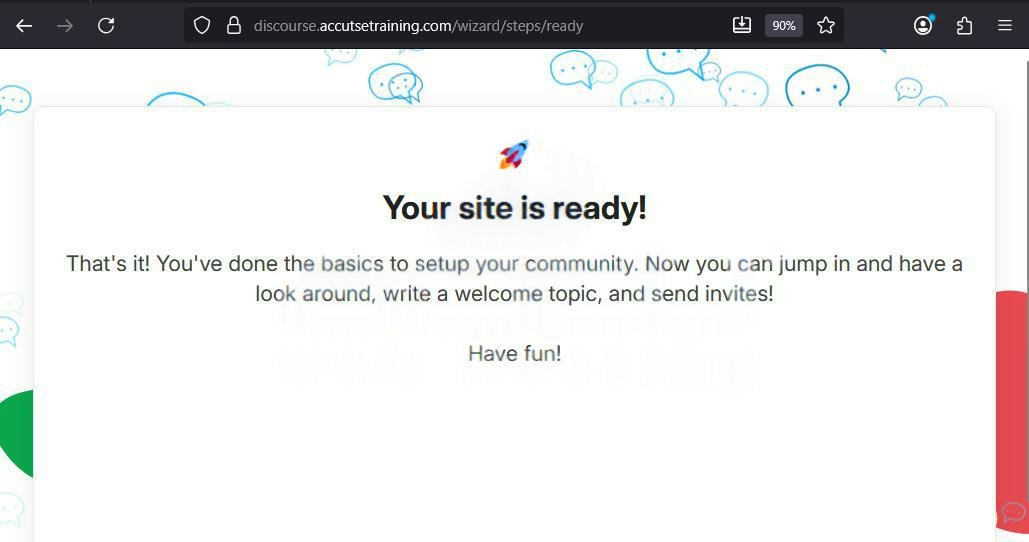 Your site is ready! Your site is ready!