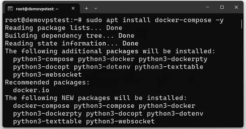 Install Docker Compose Install Docker Compose