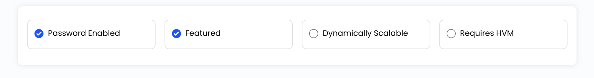 Requires VM