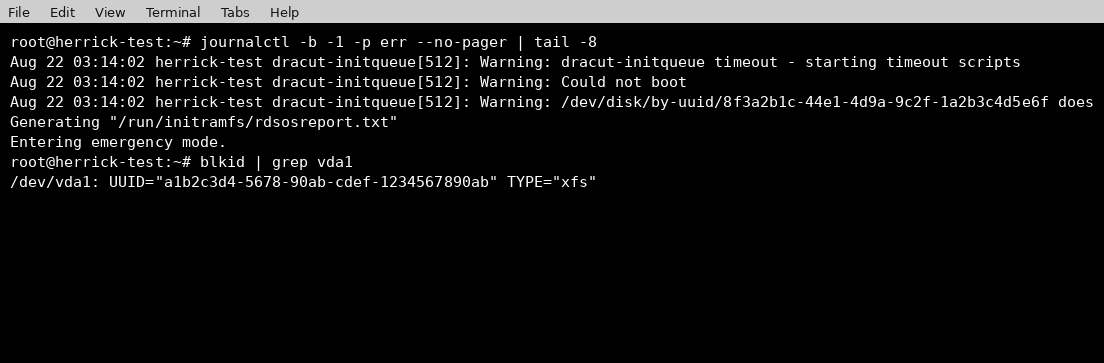 Boot Actually Failed