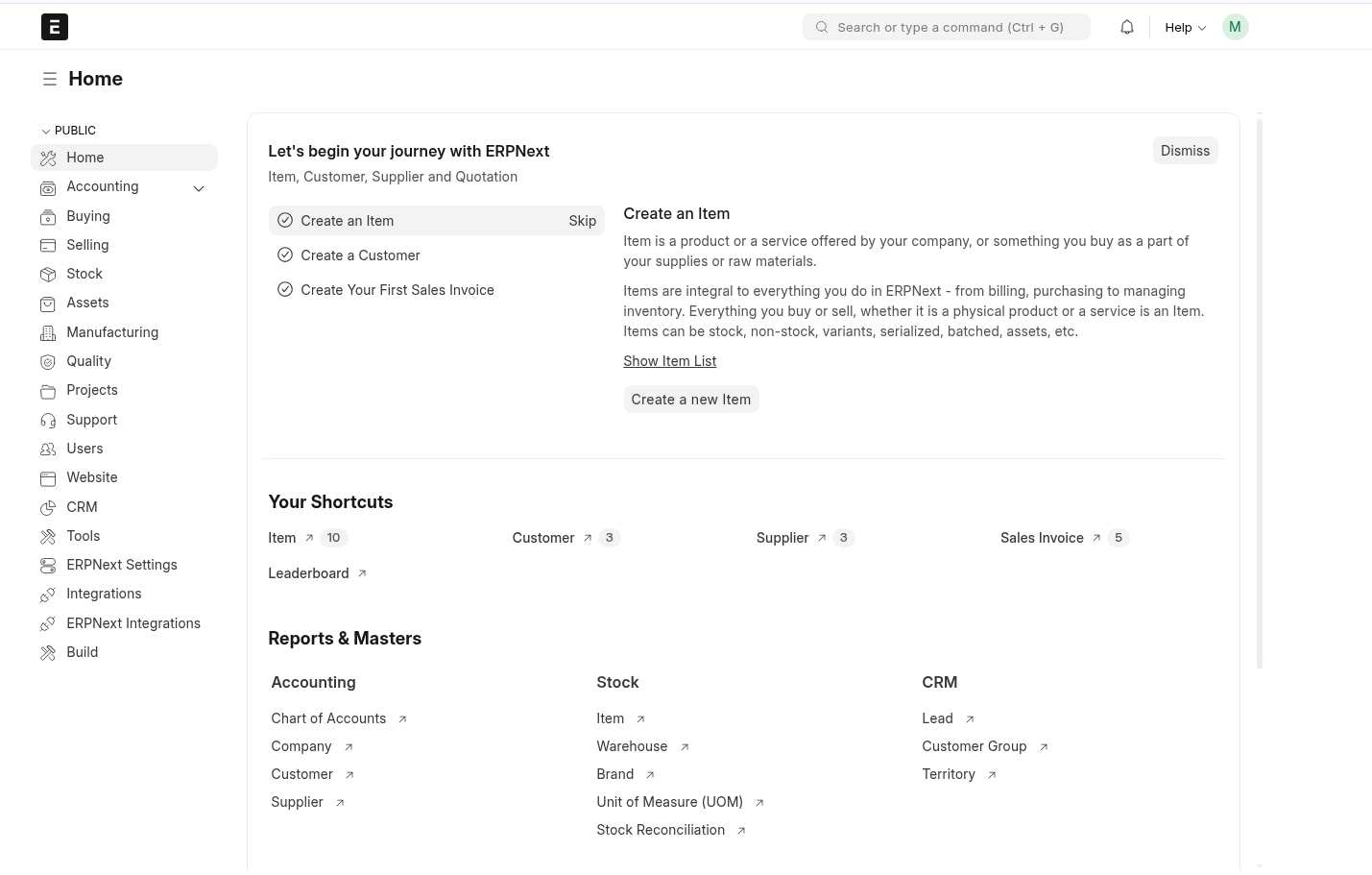ERPNext After Migration